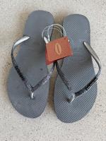 Havaianas schwarz Glitzer 41 / 42 Sachsen - Rötha Vorschau