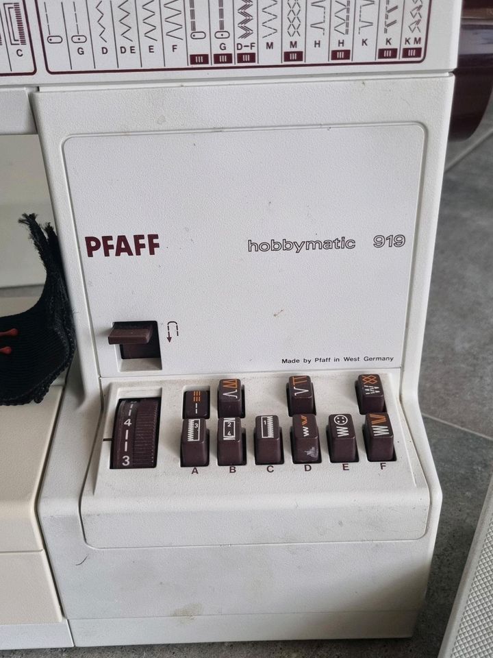 Pfaff elektrische Nähmaschine Hobbymatic 919 in Hückelhoven