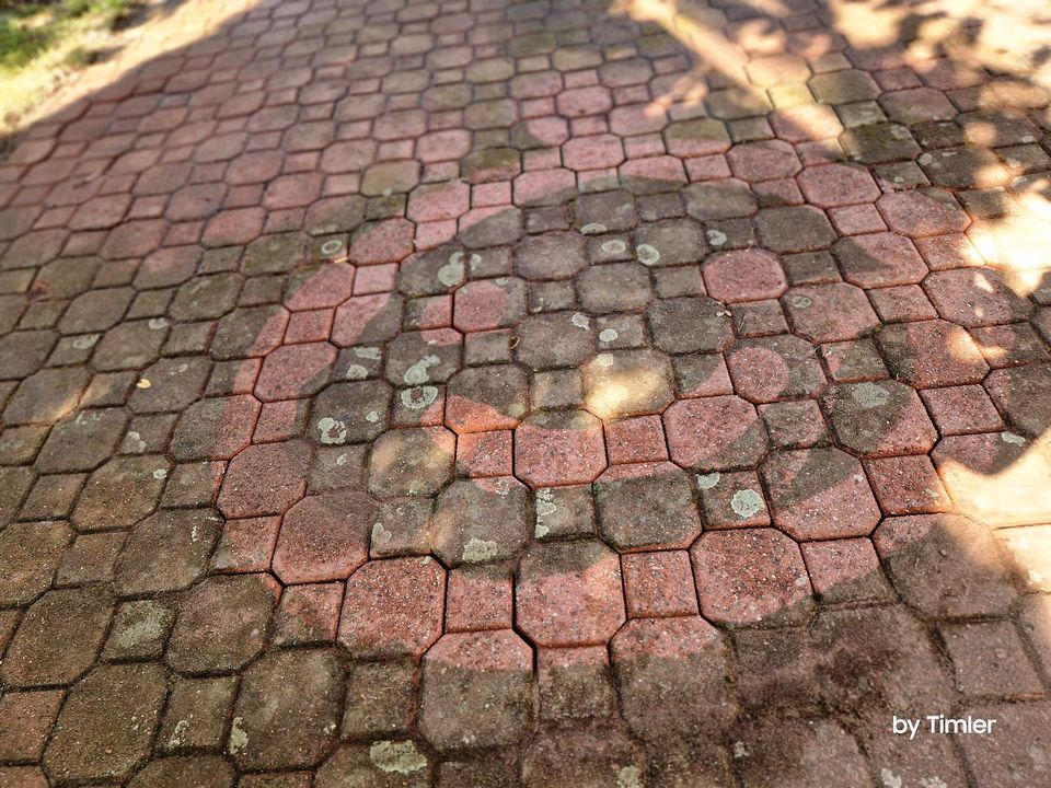 Pflasterreinigung, Terrassenreinigung mit Hochdruckreiniger in Hannover