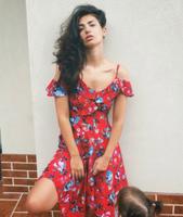 Sommerkleid Yessica C&A Gr. 36 rot Blumen Bayern - Ingolstadt Vorschau