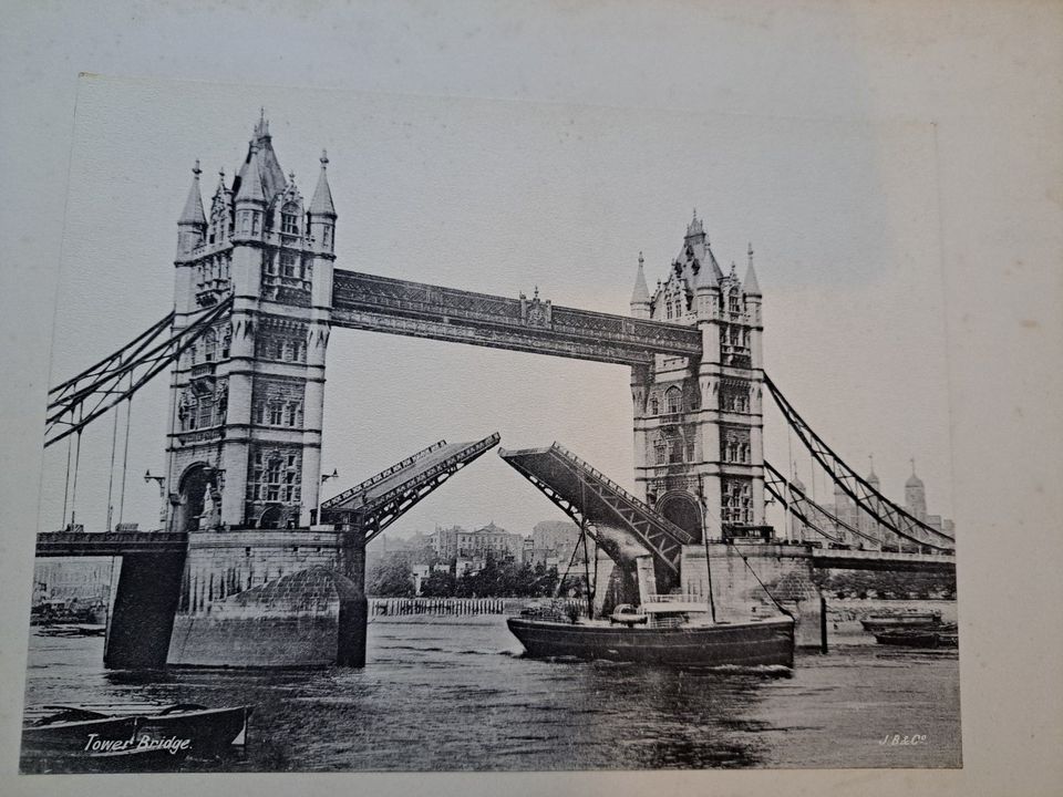 Historische Fotografien "London Views" um 1900, J.B und Co in Bernau