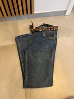 Zac& Zoe Hose blau Leo Gürtel Jeans Stoffhose röhrenjeans Bayern - Kahl am Main Vorschau