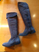 Tamaris Overknees neu hohe Stiefel Gr. 36 Wildleder schlammfarben Dortmund - Wellinghofen Vorschau