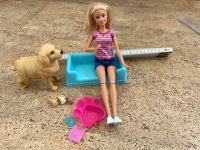 Barbie Puppe mit Hund und Welpen Hessen - Niederaula Vorschau