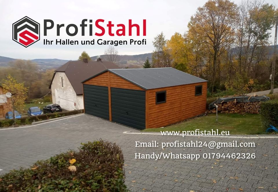 NEU!KFZ Werkstatt Hebebühne Garage Lager 8x6x2,5 plus Carport 3x5 in Göppingen