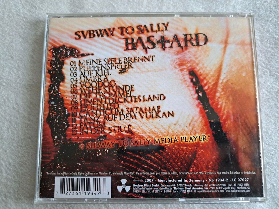 SUBWAY TO SALLY CDs in Paderborn