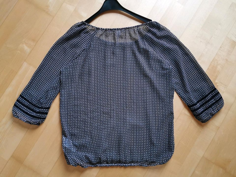 Damen Bluse 3/4-Arm, Esprit, Gr. 40, schwarz/weiß in Bayern - Drachselsried  | eBay Kleinanzeigen ist jetzt Kleinanzeigen