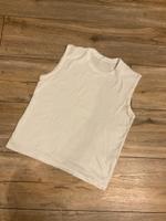 Cooles tomboy Tank-Top / Trägerhemd ärmellos oversized in weiß Bayern - Frensdorf Vorschau