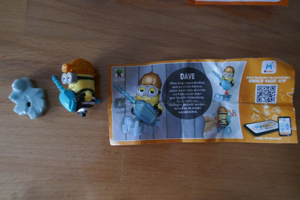 Neu Minions Überraschung Ü Ei Figuren mit BPZ Ich unverbesserlich in Kenzingen