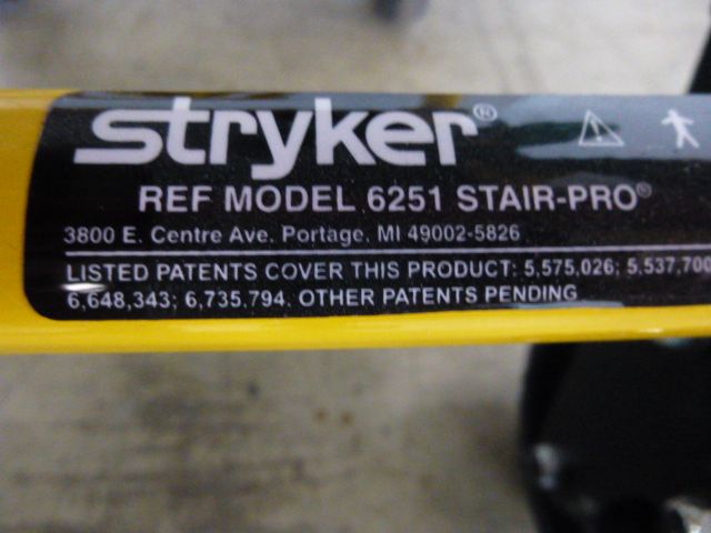 Stryker Stair-PRO 6251 Tragestuhl Bj. 2014 STK bis 03-2025 # 2615 in Eichenzell