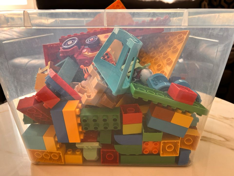 Lego Duplo Steine, Fahrzeuge Bunte Mischung 4kg Duplo Kiste in Wiesbaden
