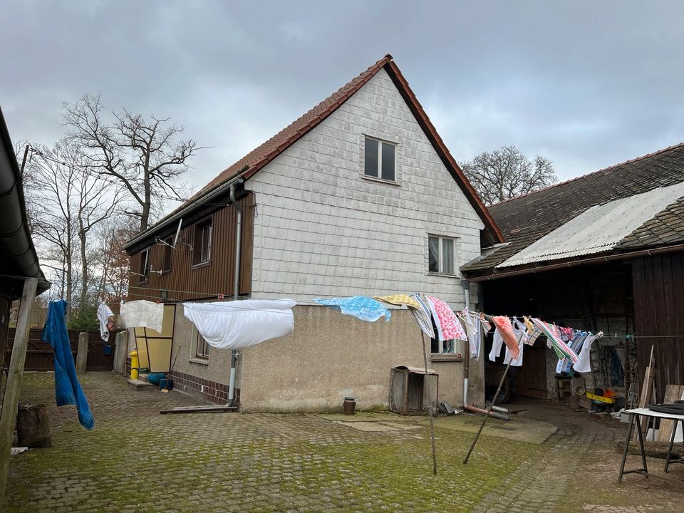 Bauerngehöft (1200qm) + landwirtschaftl. Flächen zu verkaufen in Thale-Friedrichsbrunn