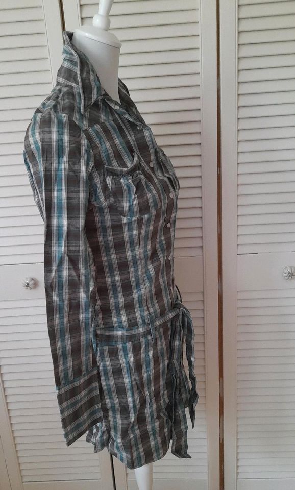 Hemdblusen Kleid mit Hüftgürtel,Tom Tailor Denim, Gr. XS S, neu in Seevetal