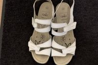 Sandalen ***Caprice** Gr. 38,5 weiß Nordrhein-Westfalen - Hürth Vorschau