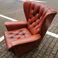 Howard Leder Sessel Ohrensessel Englisch Armchair Cognac Wandsbek - Hamburg Jenfeld Vorschau