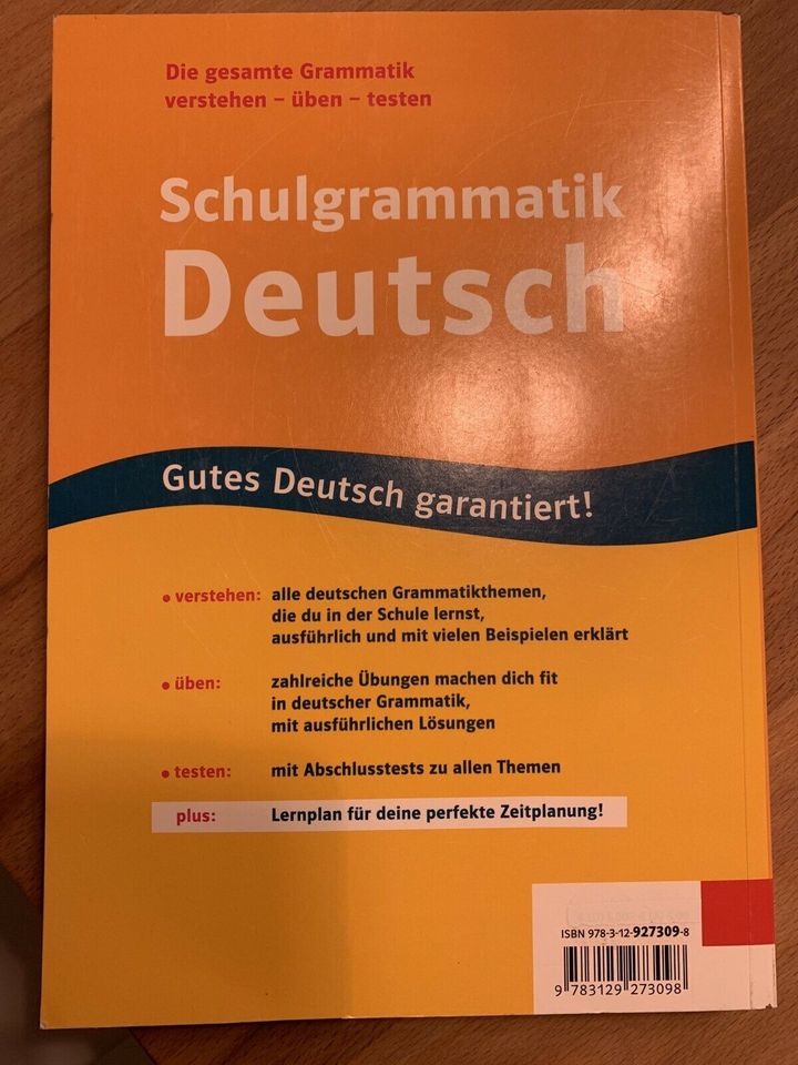 Deutsch, Schulgrammatik, Lerntraining,  Deutsch Üben  ab Klasse 5 in Odenthal
