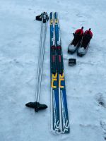 Ski Set Techno Pro Junior 140 + Stöcke + Schuh Gr. 35,5 Schnee Thüringen - Frankenblick Vorschau