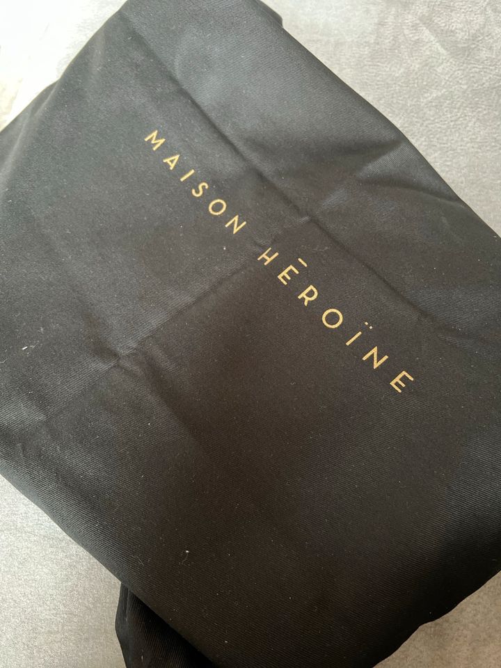 Maison Heroine Laptoptasche 13 Zoll Leder schwarz in Deining