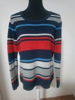 Cecil Pullover Pulli Blau Rot Grau Weiß Gestreift Gr.S 38 Top Niedersachsen - Wistedt Vorschau