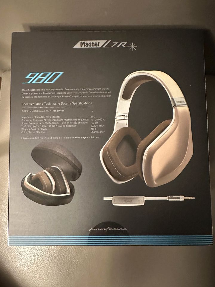 Magnat LZR 980 Premium Over Ear Kopfhörer Champagner in Düsseldorf