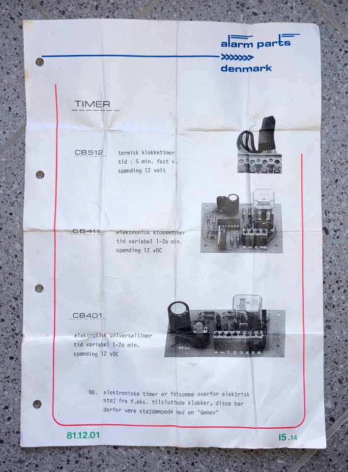 Alarmanlage Boot Bootsalarmanlage Alarm Parts Denmark 12V in Süderhackstedt