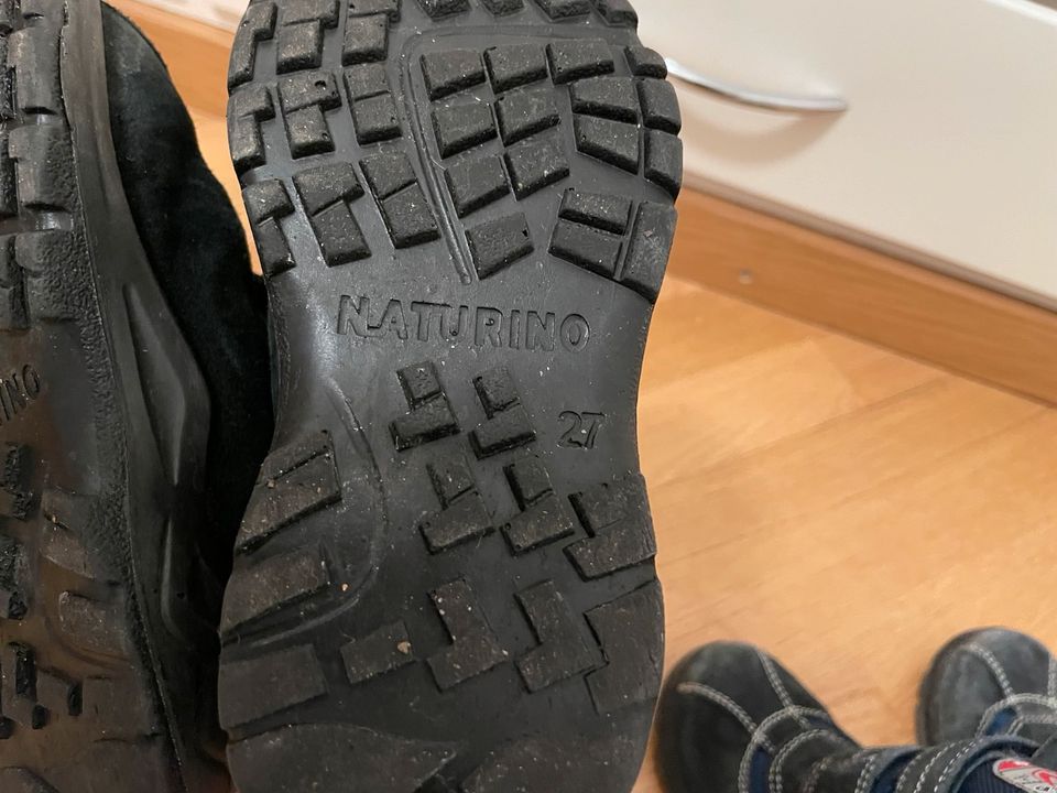 Schuhe Winterstiefel Naturino Rainstep gefüttert Wolle blau 25 in München