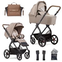 Gesslein FX4 Swing - 2in1 Kinderwagen-Set - Design 381381 - inkl. Panorama Lyx Babywanne + Sportsitz Swing + Wickeltasche + Zubehör - NEU Hessen - Fulda Vorschau