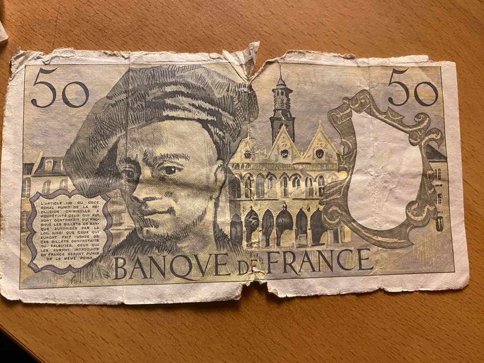 50 französische Geld in Bremen
