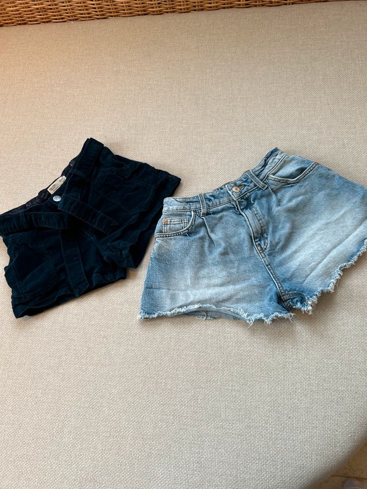 Zara Short Cord Jeans 140 Kord blau in Kösching