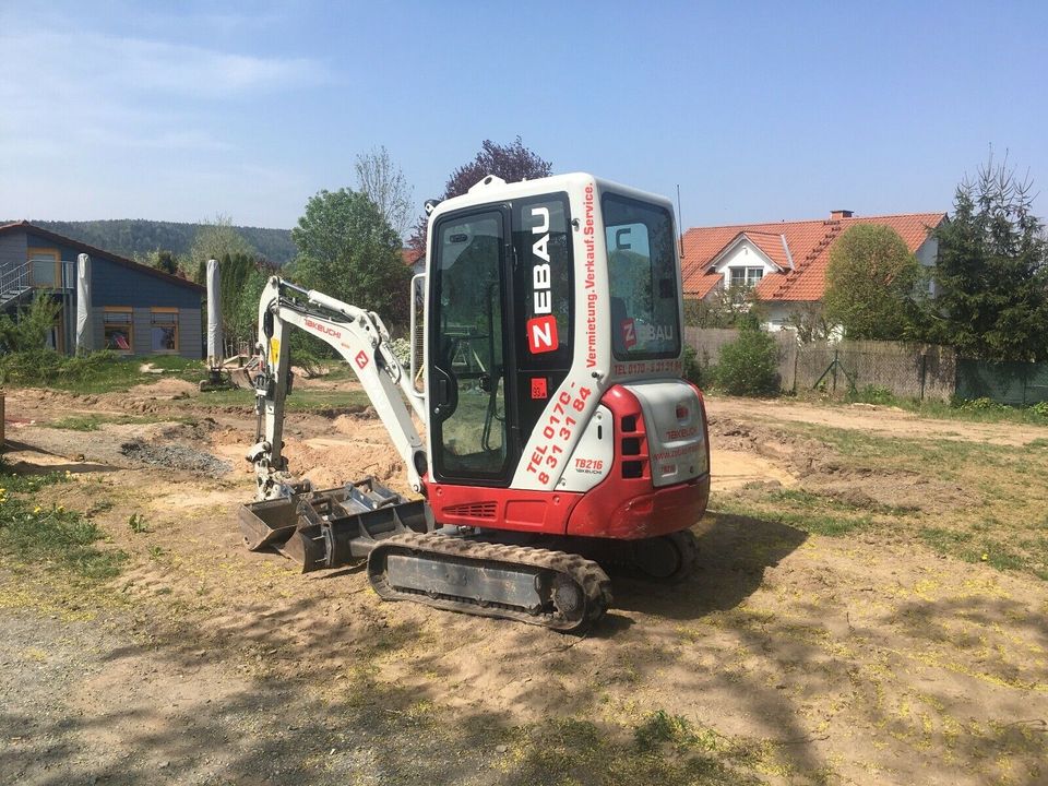 Atlas Copco SB 202 Specht Minibagger  Hydraulikhammer Miete in Neustadt b.Coburg