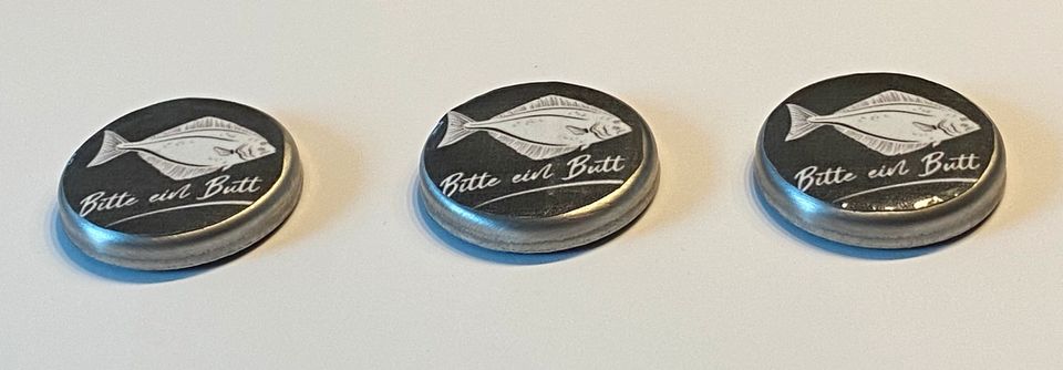 Magneten“Angler“Angeln“Fisch“Mefo“Plattfisch“Kühlschrankmagnet“ in Hamburg