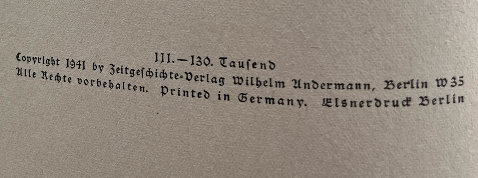 3 originale Bücher vom Oberkommando der Wehrmacht in Gera