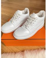 Neu Hermes weiß Leder sneakers Neuhausen-Nymphenburg - Nymphenburg Vorschau
