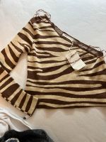 Pull&Bear Bluse Einarm neu mit Etikett Zebra Muster L Dortmund - Mengede Vorschau