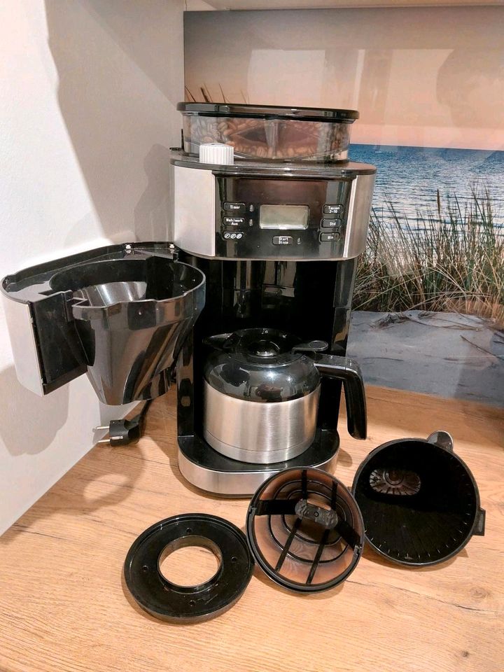 Barista Filterkaffeemaschine mit Mahlwerk mit Thermokanne in Stotternheim