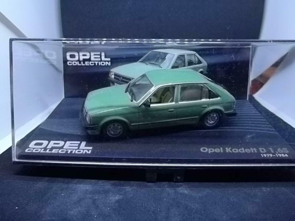 1:43 7 Modellautos (Opel Kadett A,C,D, A Olymp) in Leverkusen