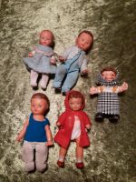 Konvolut sehr alte bewegliche Puppen für die Puppenstube. Sachsen - Hoyerswerda Vorschau