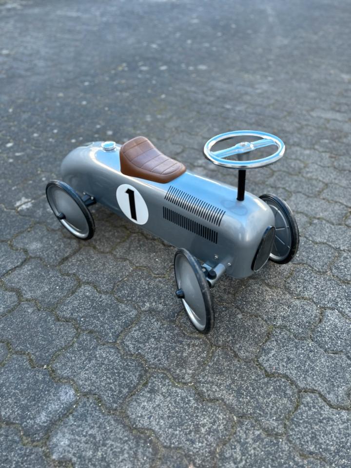Goki Rutscherfahrzeug Klassik Silber gebraucht, guter Zustand in Erlangen
