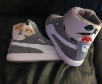 Puma▪︎Sneaker°High▪︎ Grey/White ▪︎Limited Flower Edition▪︎ Neu Brandenburg - Prenzlau Vorschau