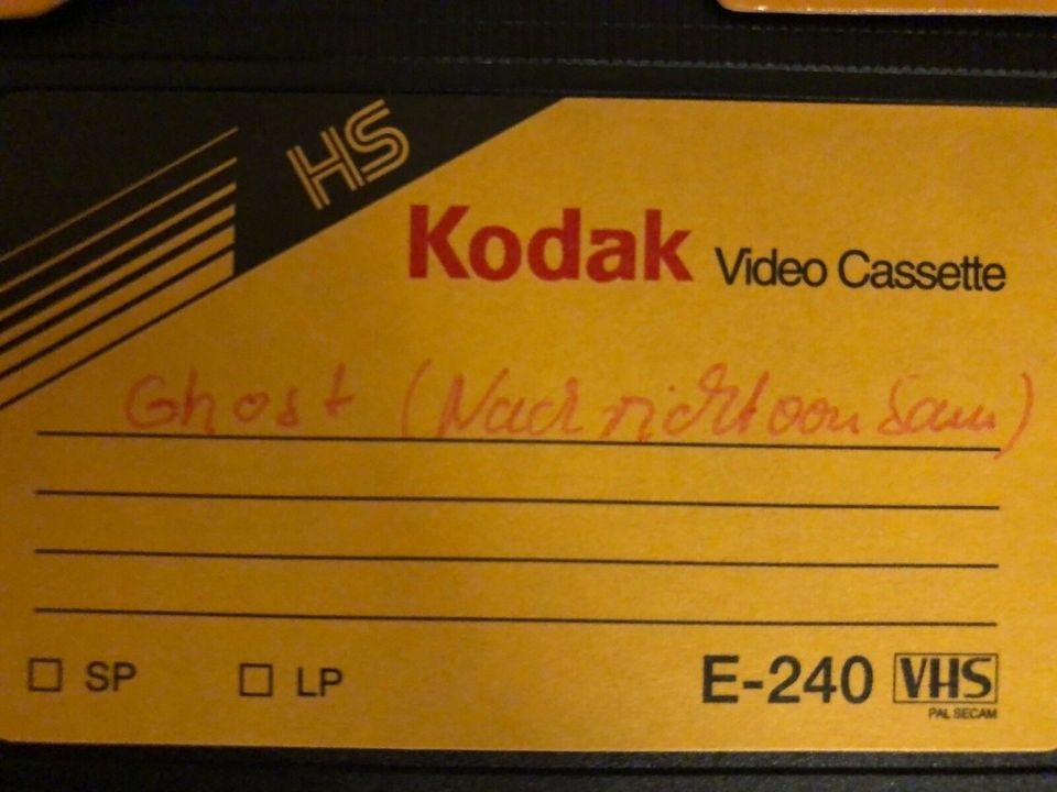 VHS Videokasetten in Alpen