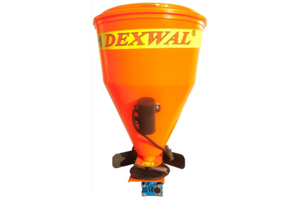 Dexwal Salt Drog 100 Liter Streuer ATV Radlader PKW Elektro NEU in Osterweddingen