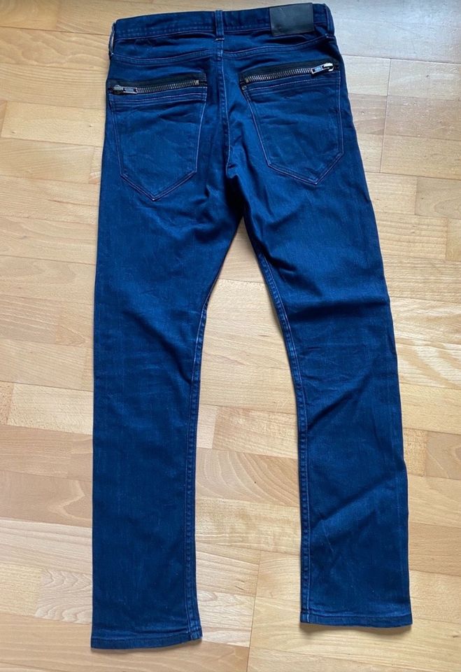 Dunkelblaue Jeans von H&M, Größe 164, Skinny in Meerbusch