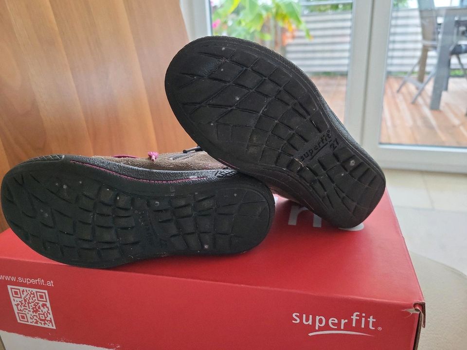 Superfit Schuhe, gr. 27, grau/pink in Achern