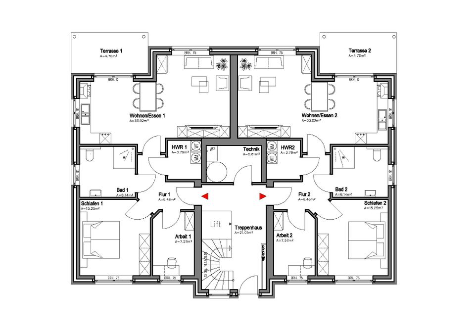 Hochwertige Neubauwohnung im Zentrum von Großefehn Provisionsfrei in Großefehn