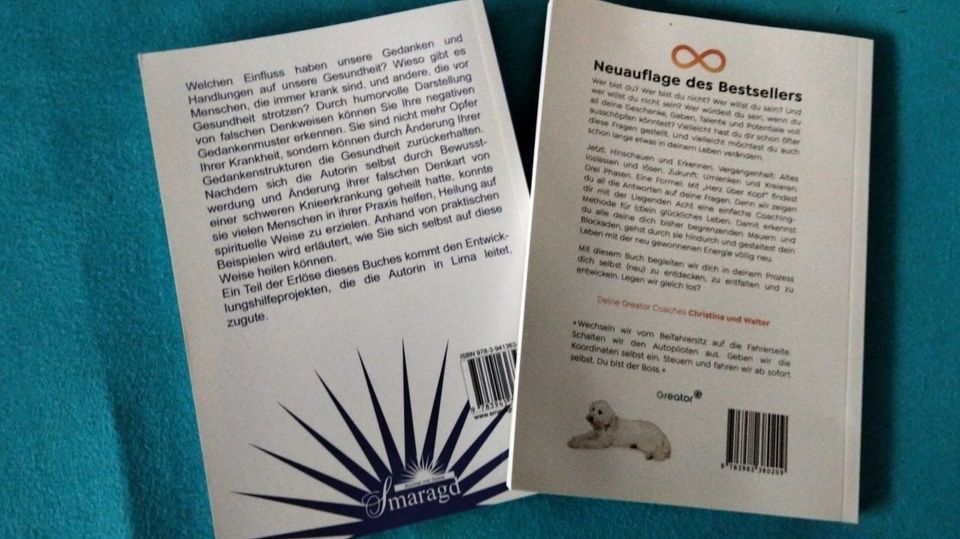 NEU Bücher "Eine Portion Gesundheit bitte!" u. Herz über Kopf in Waldbrunn