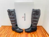 Original Moncler Daunen Stiefel 37 grau Logo NP 590€ Leder Thüringen - Erfurt Vorschau