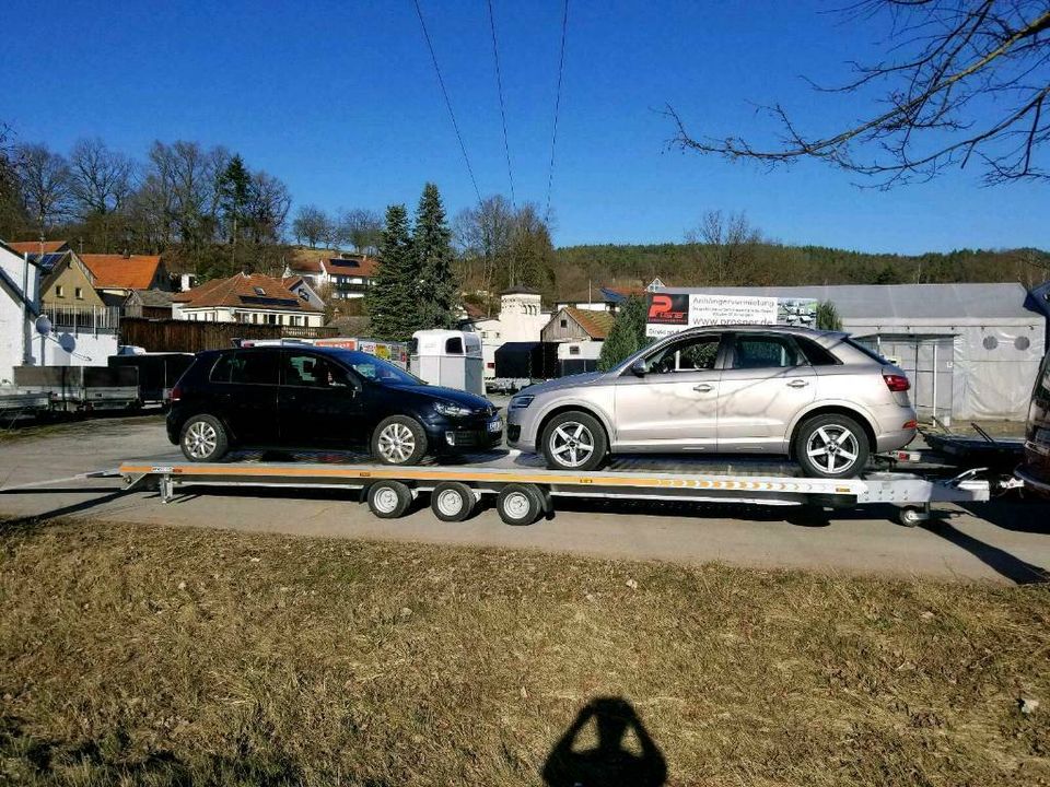 XXL Universaltransporter 8.5m Plattformanhänger zu vermieten ALU in Neudrossenfeld