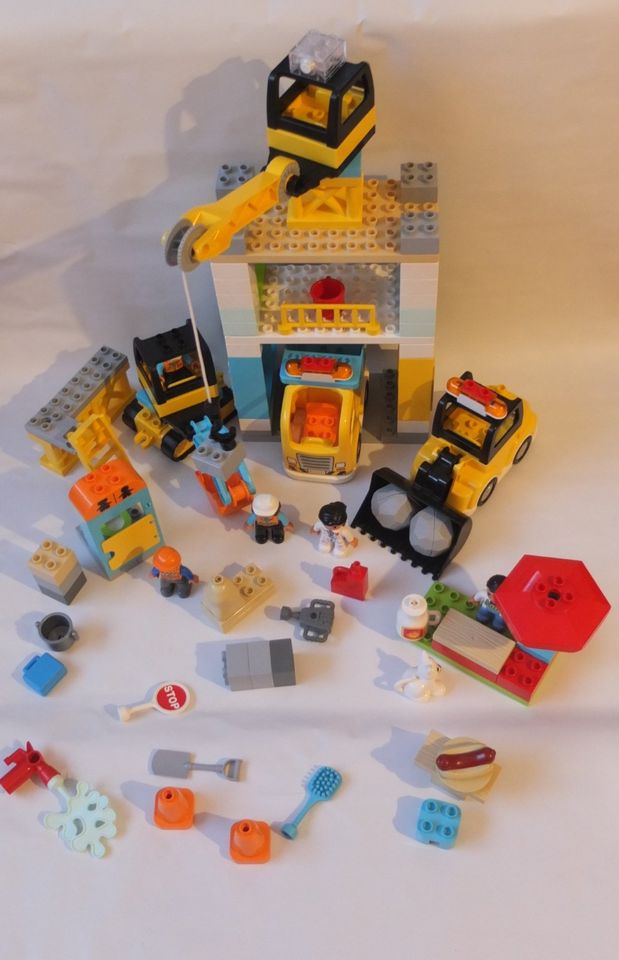 Lego Duplo Grosse Baustelle mit Licht und Ton 10933 in Ottensoos