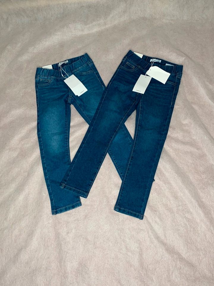 2 x Hose Name it Gr. 116 Neu Mädchen Jeans Legging in Bad Essen