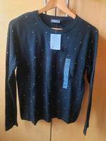 Bluse / Pullover neu Gr. 38, schwarz, silberne Sterne, festlich Bayern - Schiltberg Vorschau
